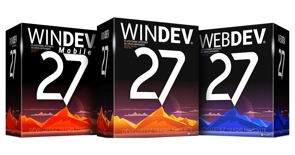 Nous utilisons les Agls WINDEV WEBDEV et WINDEV Mobile pour former au développement d&apos;applications