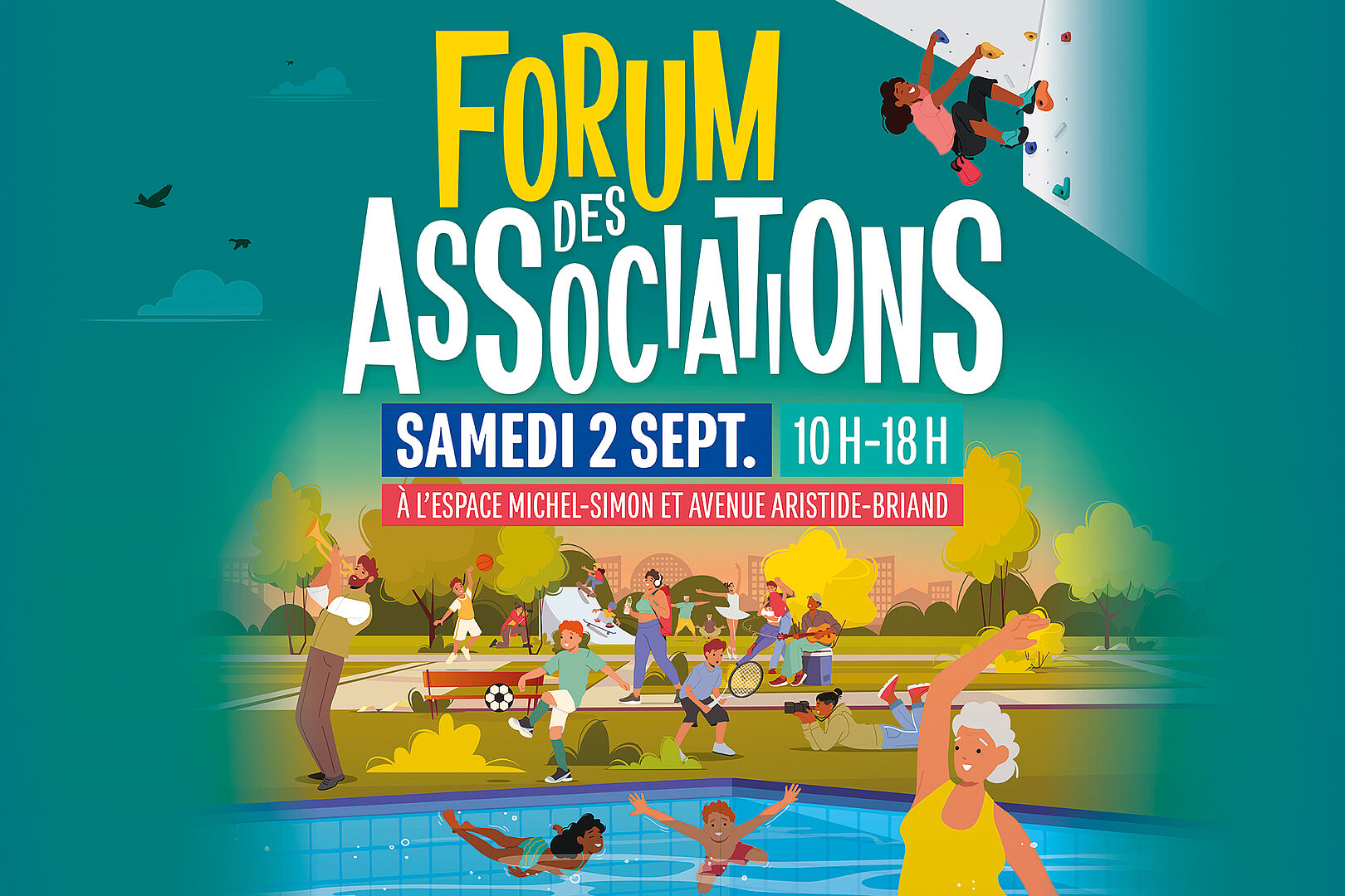 Le Forum des associations de Noisy-le-Grand, c&apos;est demain et c&apos;est gratuit ! Soyez présents et venez au stand de l&apos;Association MAKE TECHNOLOGY